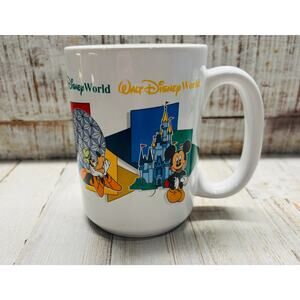Walt Disney World Grandma Mug Thailand Goofy Donald Mickey pluto